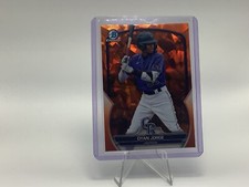 2023 BOWMAN DRAFT Sapphire DYAN JORGE Orange REFRACTOR  #/25 #BDC-194
