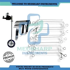 Pedestal Laryngoscope Set of Micro Laryngeal Surgery ENT Instrument Endoscopic