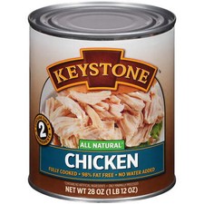 Keystone All Natural Chicken, 28 oz can