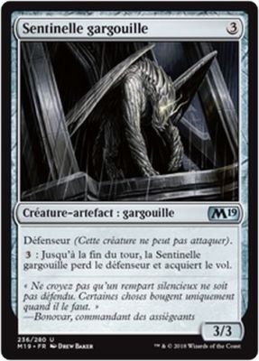 MTG Magic M19 - (x4) Gargoyle Sentinel/Sentinelle gargouille, French/VF