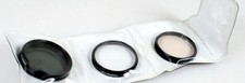 52MM FILTER SET IN CASE, SET OF 3 (CLOSE UP +2,POLARIZER,SKY)