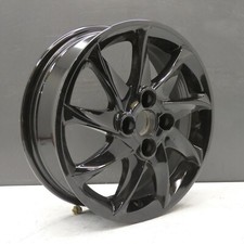Llanta de aleación negra Toyota Yaris Hybrid 15" OEM PZ406-B067B GENUINA X1