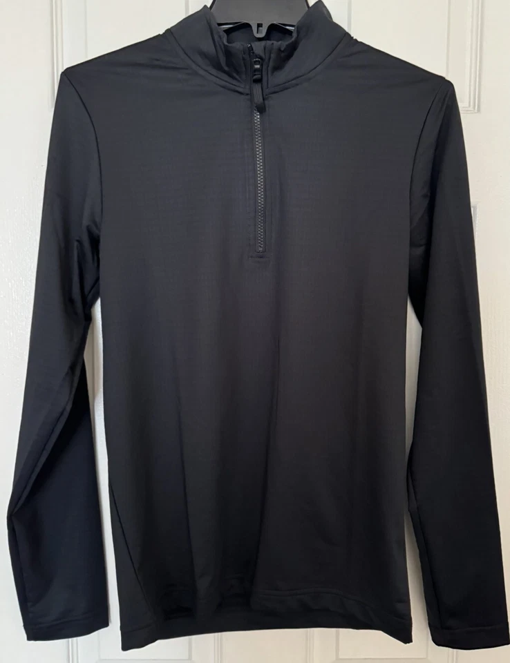 Nike Men’s XS Victory Dri-Fit Half Zip Golf Top FD5837-010 Black NEW - Image 2 of 4