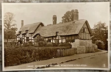 Anne Hathaway Cottage Stratford-Upon-Avon Tuck Real Photo Series Postcard 3723