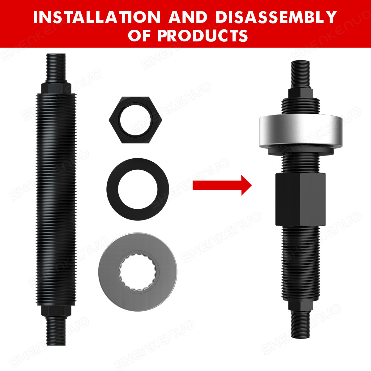 Harmonic Balancer Tool 66515; Installation Tool for Chevy SBC , BBC