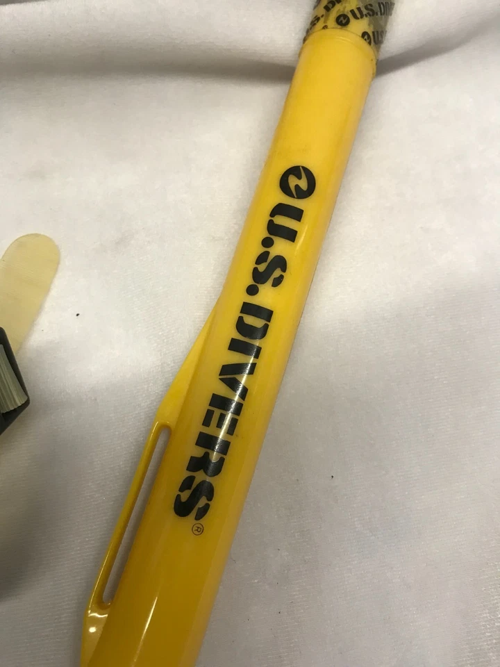 Falda de silicona azul/amarillo transparente Sporasub US Divers buceo buceo buceo Foto 4 de 4