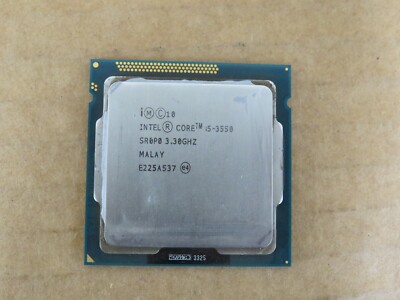 Intel Core i5-3550 3.3 GHz LGA 1155 5 GT/s Desktop CPU Processor SR0P0