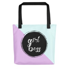 Girl Boss Color Block Tote bag 