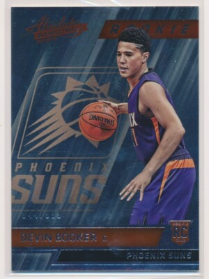 2015-16 Devin Booker RC /999 #164 Panini Absolute Suns Rookie Card  NBA CARD