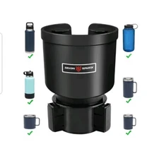 Upgraded Car Cup Holder Expander Adapter with Offset Adjustable Base, Compatible