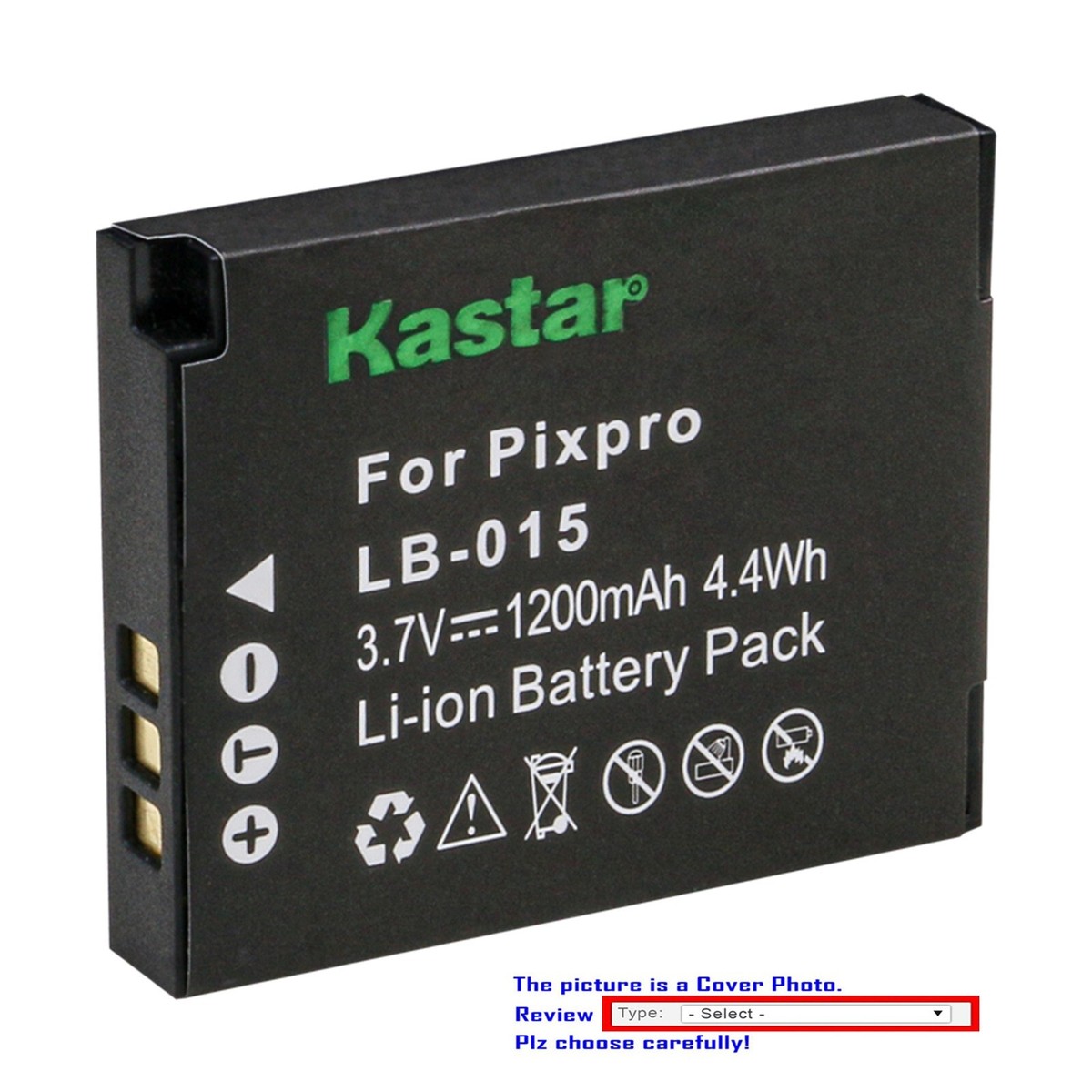 Kastar Battery Replacement for Kokad Pixpro WPZ2 Rugged Waterproof