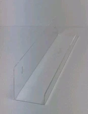 12" Clear Vinyl Record Shelf Wall Mount Wall Mount Album Record Holder Display