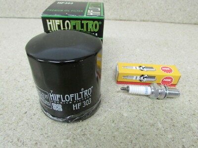 00 01 02 KAWASAKI KVF300 KVF PRAIRIE 300 TUNE UP KIT OIL FILTER SPARK PLUG DR8EA