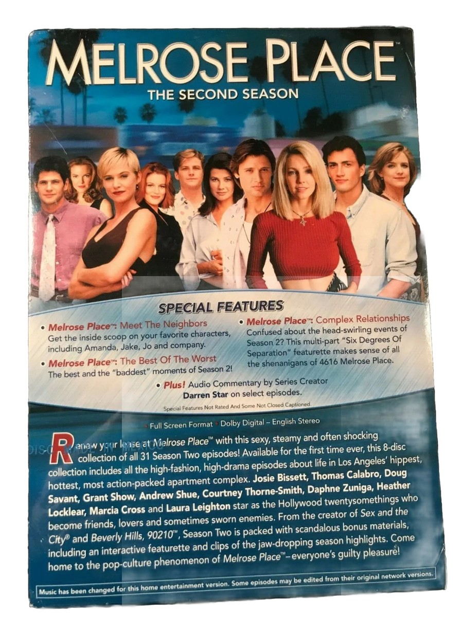 Melrose Place: The Complete Season 2 (DVD, 1993, 8 Disc Set