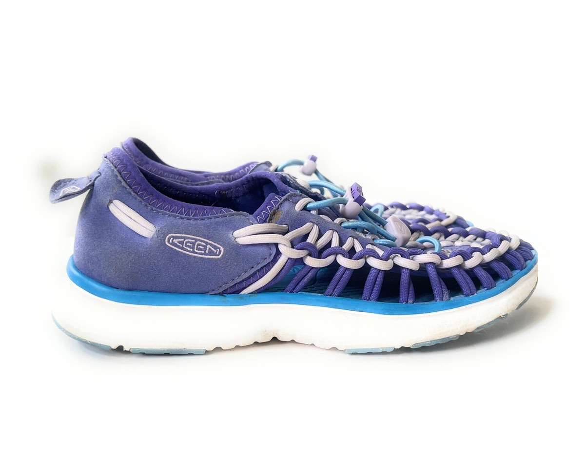 KEEN UNEEK O2 sz 4 SPORT SUMMER SANDALS SHOES BLUE PURPLE WATER