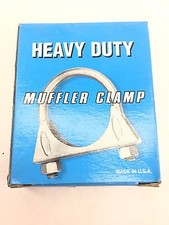 2 inch Heavy Duty Muffler Clamp GM Style 3/8 U BOLT - MADE IN USA (A440)