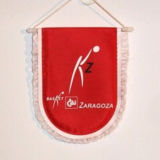 Basket CAI Zaragoza Match Worn Prompel, 10 x 13 cm ACB Basketball Eurocup, Nowy 