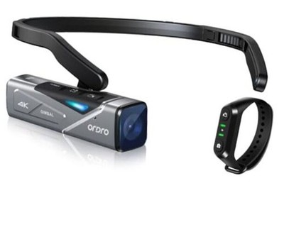 EP7 4K 60FPS Camcorder Head-Mounted Video Camera, Wi-Fi APP Control, 2-Axis