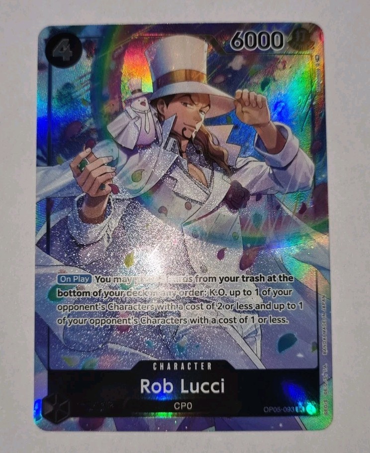 Rob Lucci Alt Art OP05-093 English Awakening Of The New Era NM One Piece
