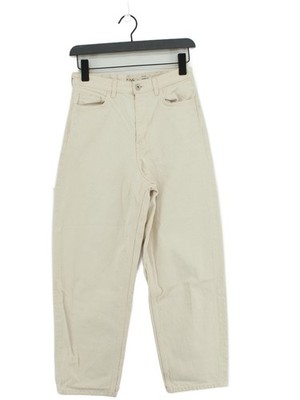 COS Damen Jeans W 25 in Creme 100% Baumwolle Mom