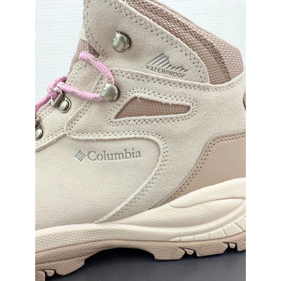 Columbia Newton Ridge Plus Womens Sz 11 Waterproof Amped Hiking Boots Dark Stone - Image 2 of 4