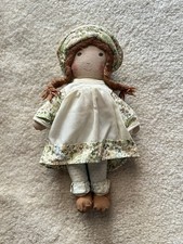 Vintage Knickerbocker Holly Hobbie Friend Heather Rag Doll Floral Dress
