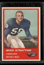 1963 Fleer #32 Mike Stratton No red stripe NM+