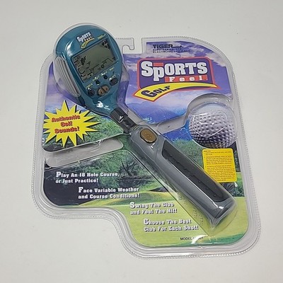 1999 Tiger Electronics Sports Feel Handheld Electronic Golf Game Vintage