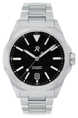 RZE Resolute Pro Automatic - Date (40mm) Jet Black Enamel Dial / RES-40-JB-DATE