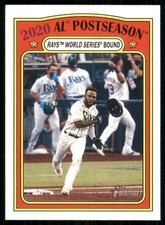 2021 Topps Heritage #24 2020 AL Postseason: Rays World Series Bound TW3908