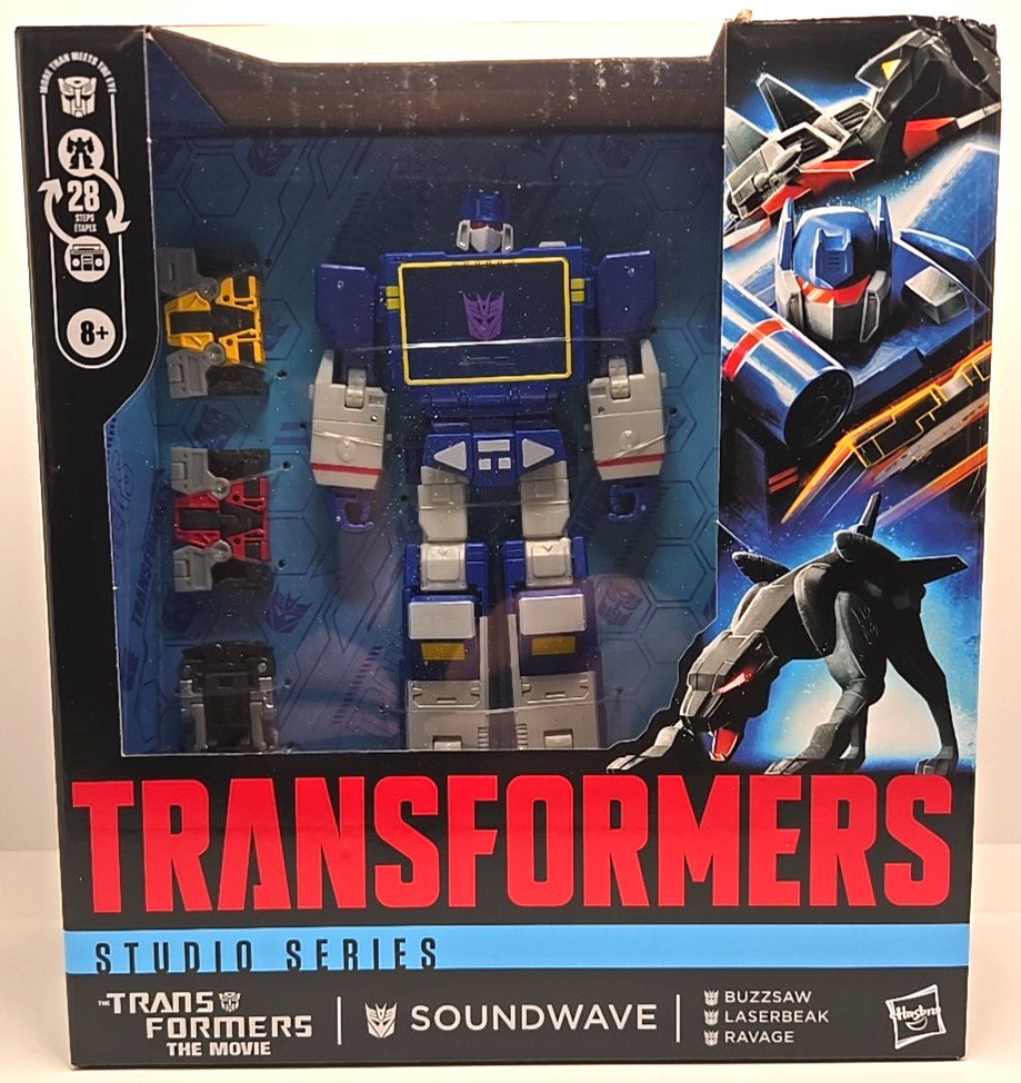 Transformers Studio Series 86 The Movie Soundwave Leader Class 2026 NON MINT BOX