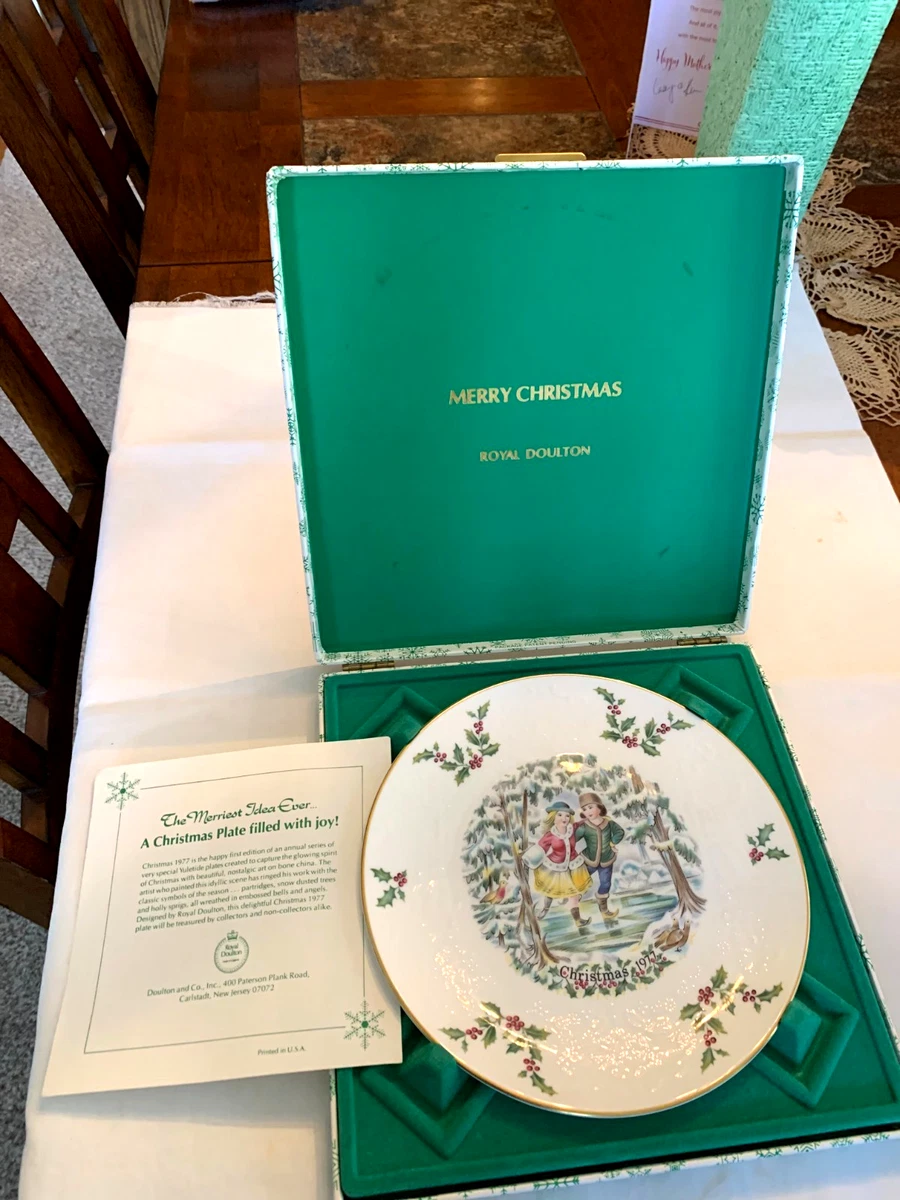 Royal Doulton Christmas Plate Indiana Royal Doulton Collector