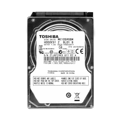 TOSHIBA 1TB 5.4K 8MB SATA II 2.5'' MK1059GSM | eBay