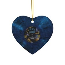 Showgirl Era Blue Vinyl Album Artist Inspired Ornament