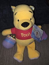 NWT Disney Baby Multi Sensory Winnie the Pooh 10" Plush Soft Toy Stuffed Age 0 