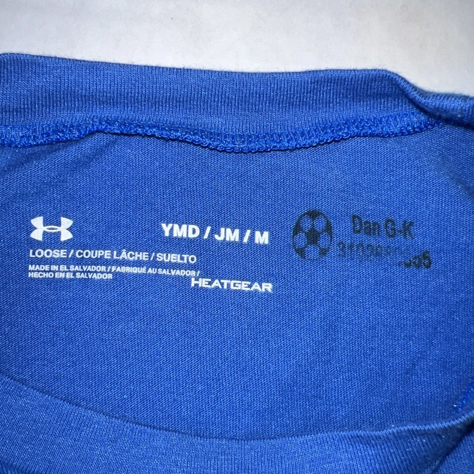 UCLA Bruins Tennis Camp Youth Medium Shirt Under Armour Blue Official Vintage - Image 3 of 4