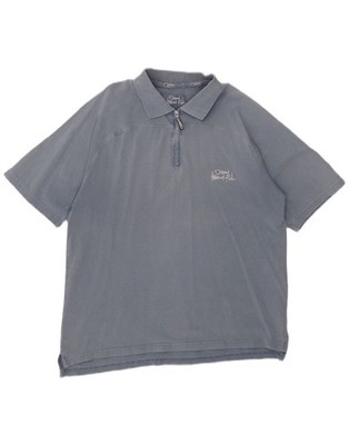 Weird Fish Mens Polo Shirt Medium Blue Cotton DH11