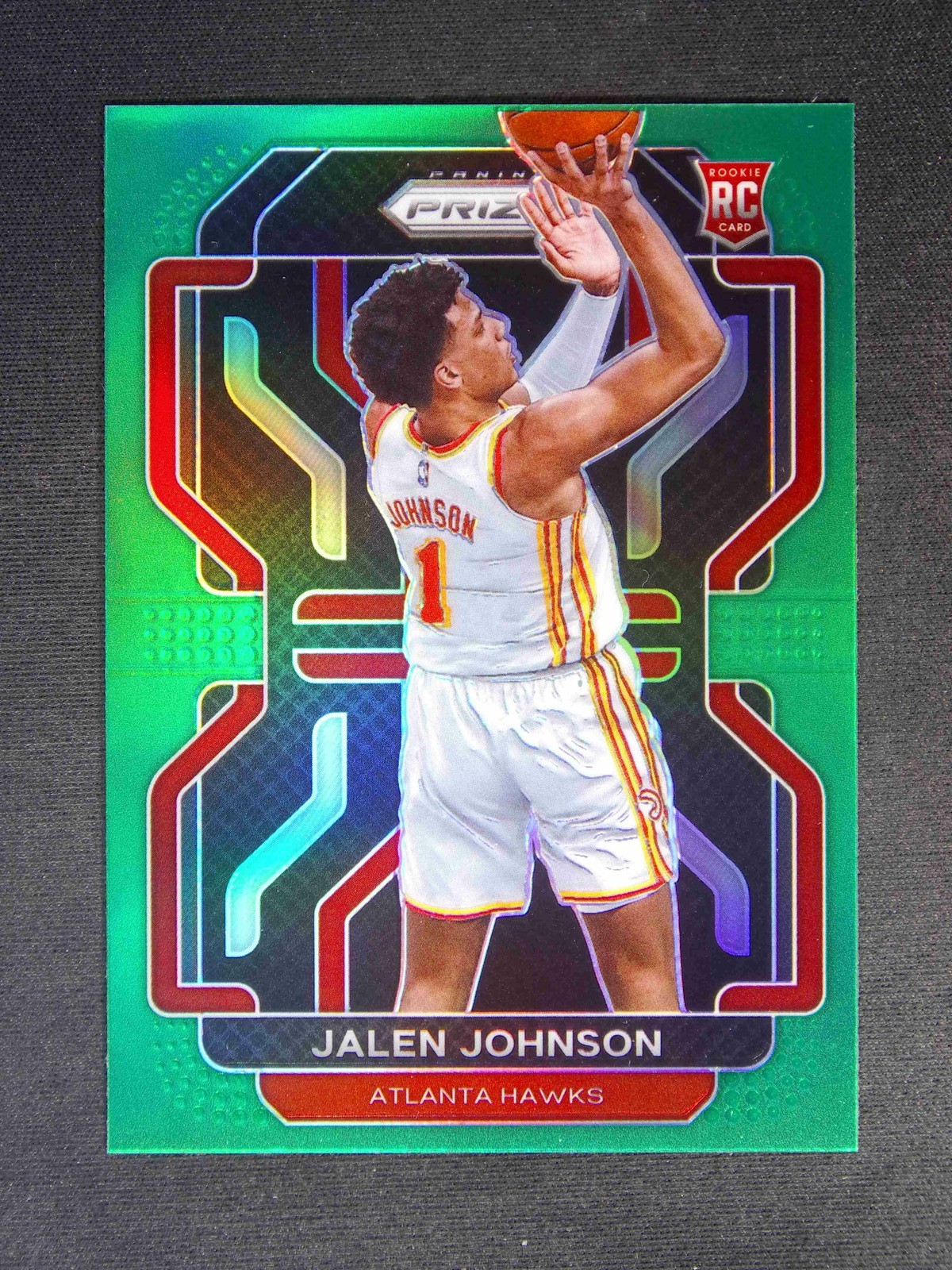 2021-22 Panini Prizm Jalen Johnson #305 Green RC