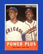 1963 Topps Set-Break #242 E.Banks/H.Aaron EX-EXMINT *GMCARDS*
