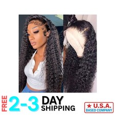 180 Density Pre-Plucked 22 Inch Lace Front Wigs - Versatile Curly Human Hair
