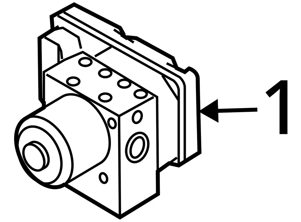Модуль управления насосом 2004-2005 Infiniti Fx35 Abs MNIEJ - Изображение 4 из 4