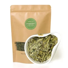 GOARTEA Top Grade Xihu Longjing Dragon Well Chinese Green Tea Spring Loose Leaf