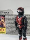 VINTAGE GI JOE ARAH COBRA STRATO-VIPER 1986 COMPLETE WITH CARD HASBRO