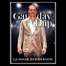 2025 Topps Baseball Series 1 #GD-20 Gunnar Henderson Gameday Drip