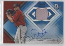 2014 Bowman Platinum Relics Blue Refractor /199 Jake Barrett #AR-JB Auto b1p