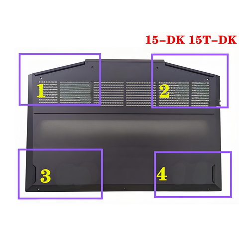 New Bottom cover Rubber Feet 4PCS For HP Pavilion 15-DK 15T-DK TPN-C141 G5 g6 - 第 2/4 張圖片