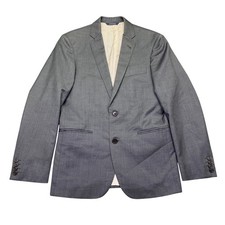 Brooks Brothers Marzotto Super 100s Wool Blazer Sport Coat Grey Mens 38R