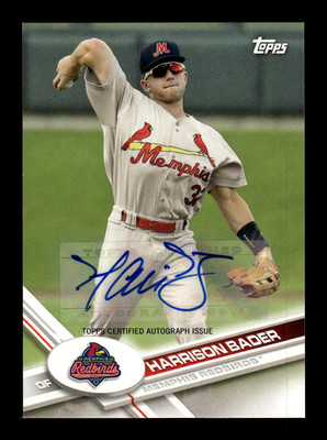 2017 Topps Pro Debut Harrison Bader #163 Autograph