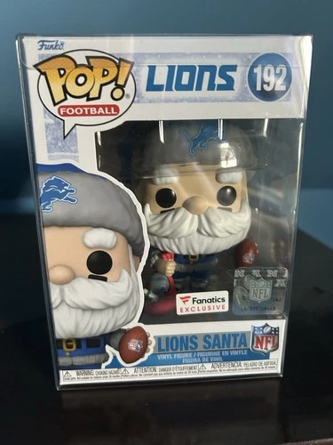 Funko Pop! NFL Detroit Lions 2023 Santa Football Figure #192