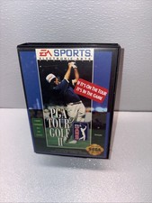 SEGA Genesis - PGA Tour Golf II - w/manual & Poster - Complete/CIB - Tested-D5